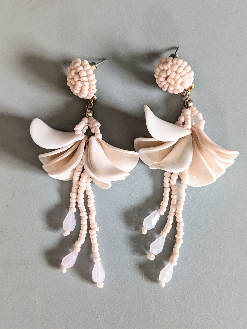 INC Blush Petal Drop Earrings
